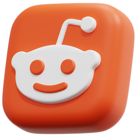 Free Reddit  3D Icon