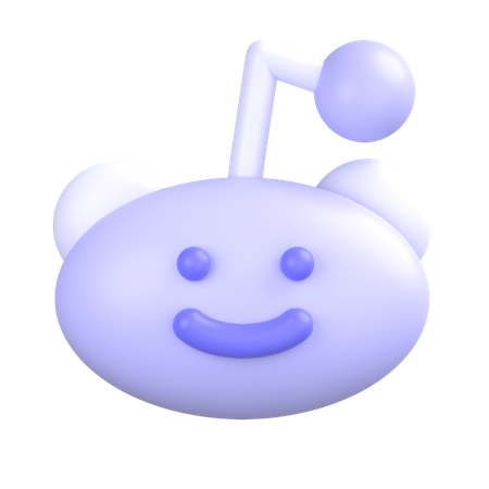 Free Reddit  3D Icon