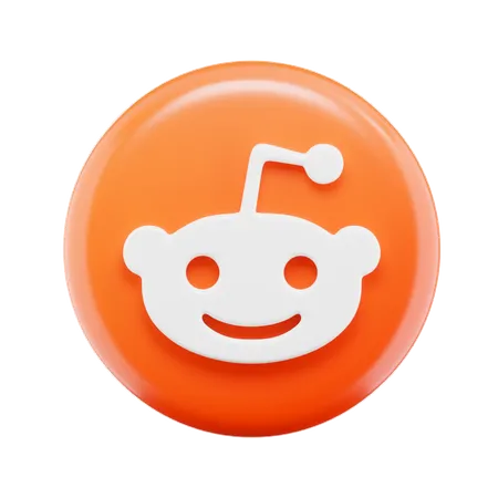 Free Reddit  3D Icon