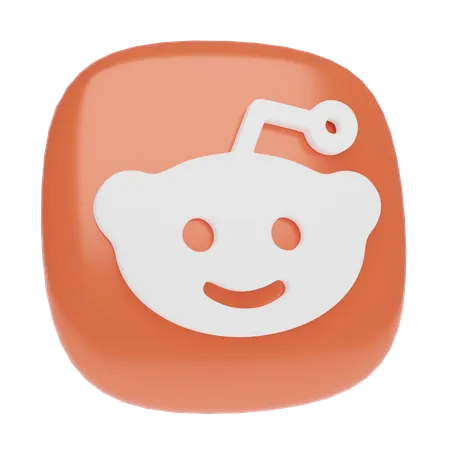 Free Reddit  3D Icon