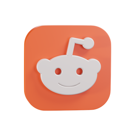 Free Reddit  3D Icon