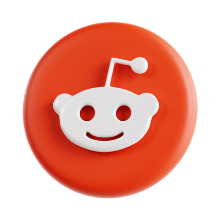 Free Reddit  3D Icon