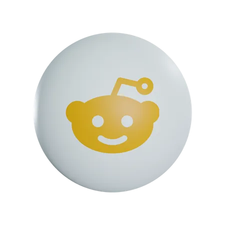 Free Reddit  3D Icon