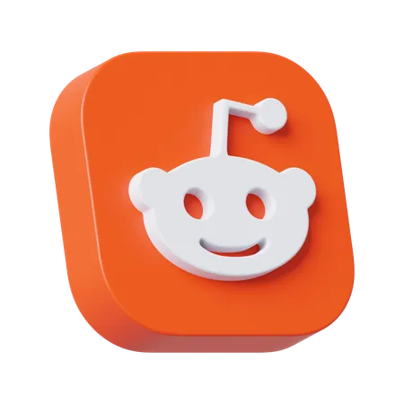 Free Reddit  3D Icon