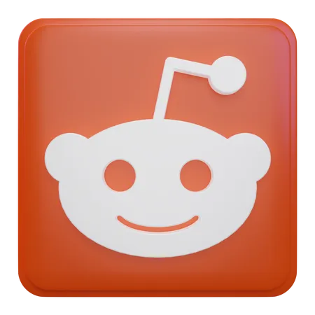 Free Reddit  3D Icon