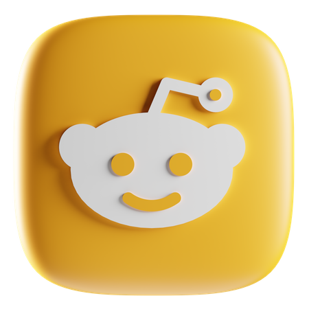 Free Reddit  3D Icon