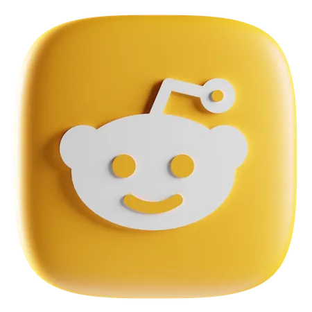 Free Reddit  3D Icon