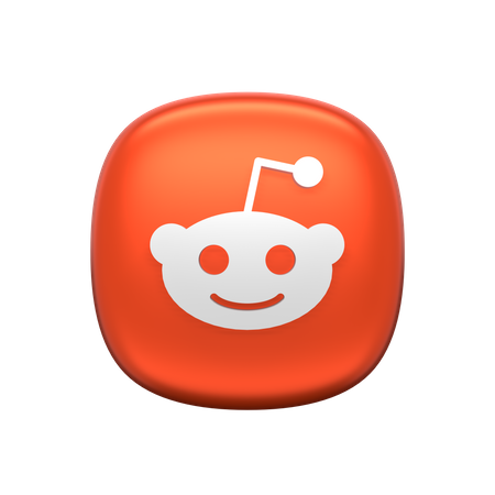 Free Reddit  3D Icon