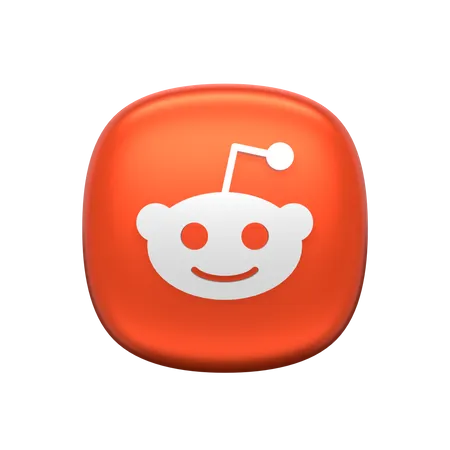 Free Reddit  3D Icon