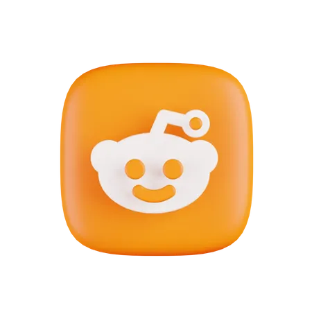 Free Reddit  3D Icon