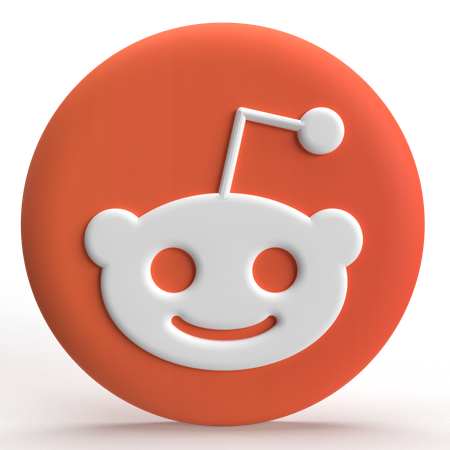 Free Reddit  3D Icon
