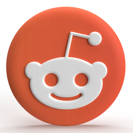 Free Reddit  3D Icon