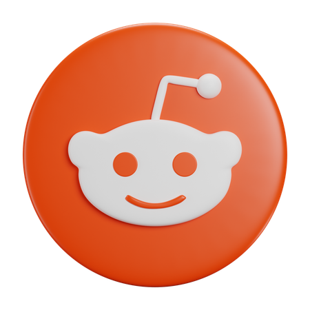 Free Reddit  3D Icon