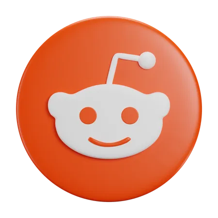 Free Reddit  3D Icon