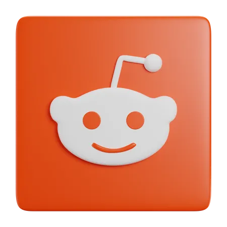 Free Reddit  3D Icon