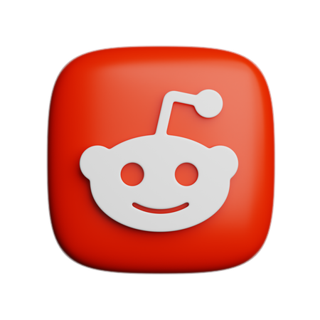 Free Reddit  3D Icon