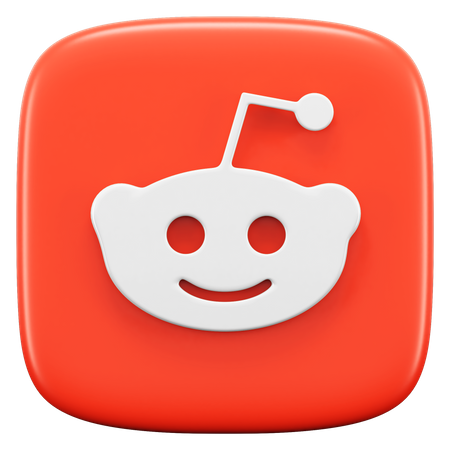 Free Reddit  3D Icon