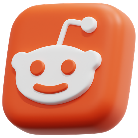 Free Reddit  3D Icon