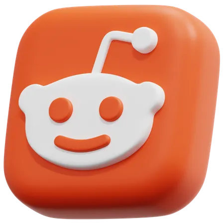 Free Reddit  3D Icon