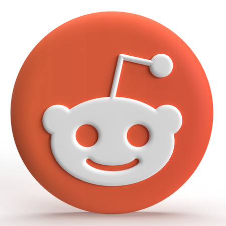 Free Reddit  3D Icon
