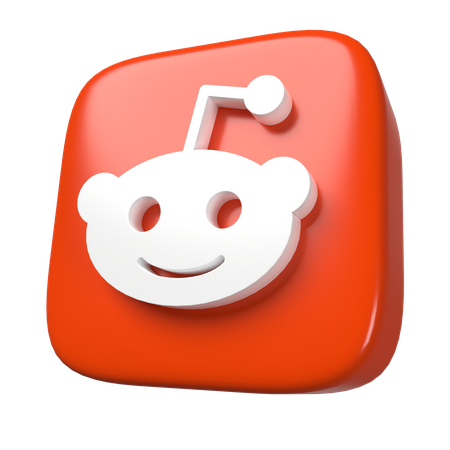 Free Reddit  3D Icon