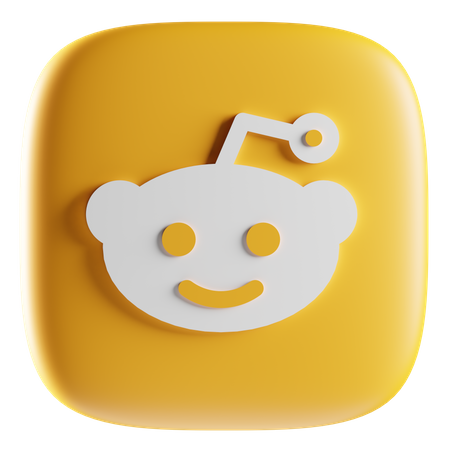 Free Reddit  3D Icon