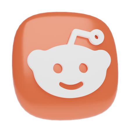 Free Reddit  3D Icon