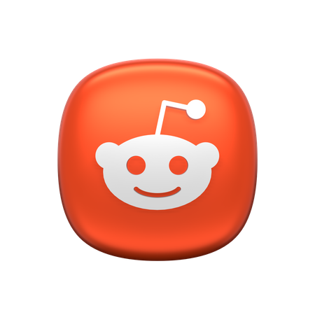Free Reddit  3D Icon