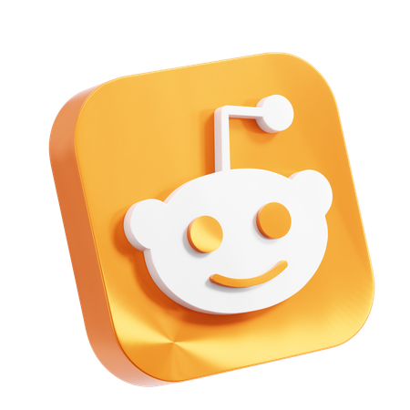 Free Reddit  3D Icon