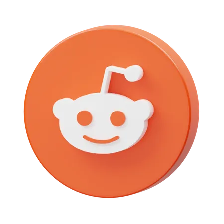 Free Reddit  3D Logo