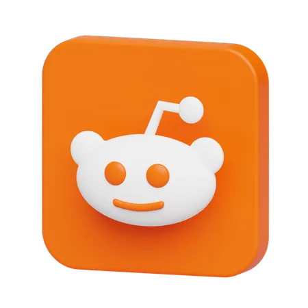 Free Reddit  3D Logo