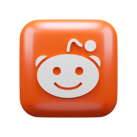 Free Reddit  3D Logo