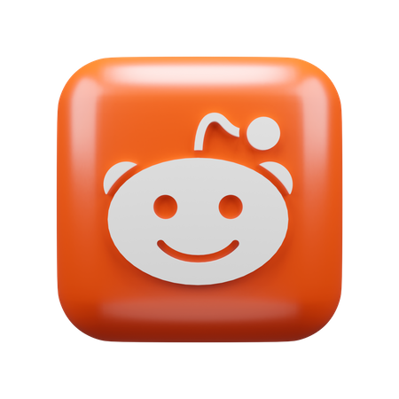 Free Reddit  3D Icon