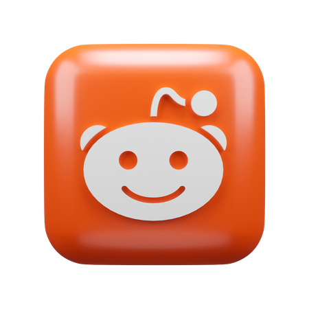 Free Reddit  3D Logo