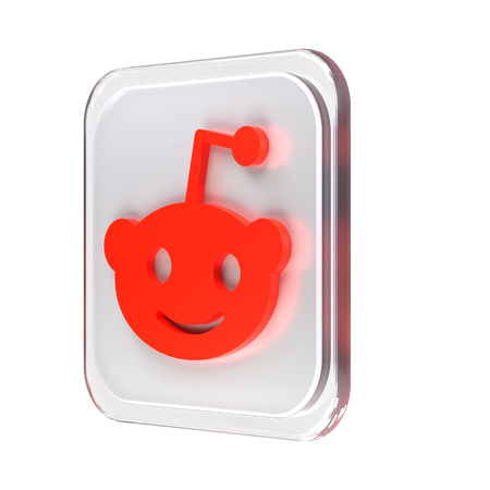 Free Reddit  3D Logo
