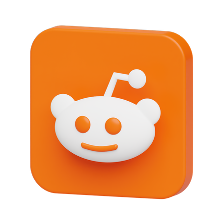 Free Reddit Logo 3D Illustration