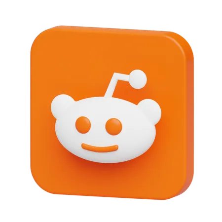 Free Reddit Logo 3D Illustration