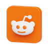 3d for reddit logo