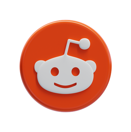 Free Reddit  3D Icon