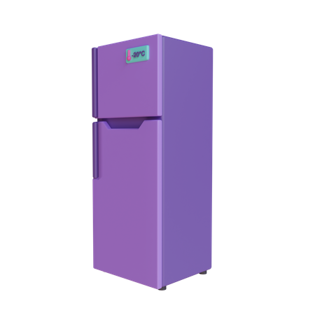 Free Refrigerator  3D Icon