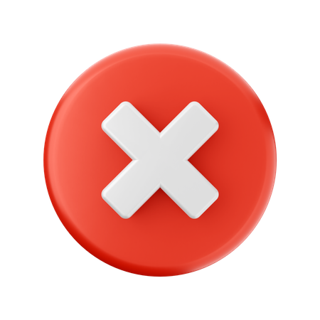 Free Rejected  3D Icon