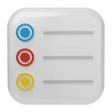 Free Reminder Ios  3D Icon