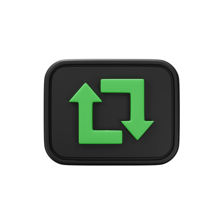 Free Repost  3D Icon