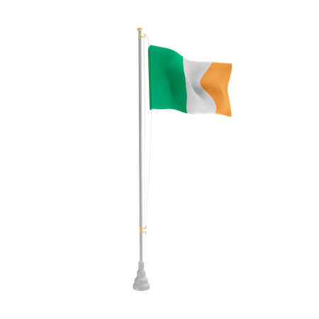 Free República da Irlanda  3D Flag