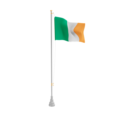 Free República de irlanda  3D Flag