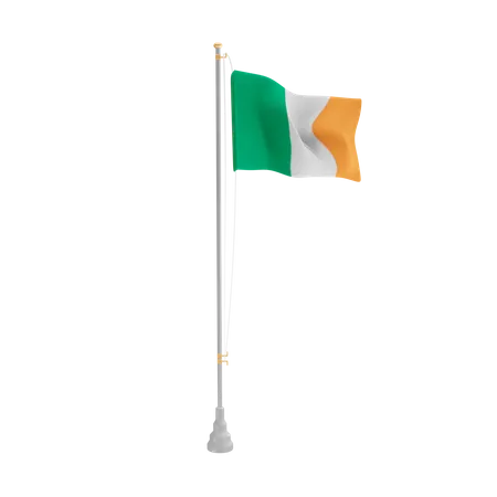 Free República de irlanda  3D Flag