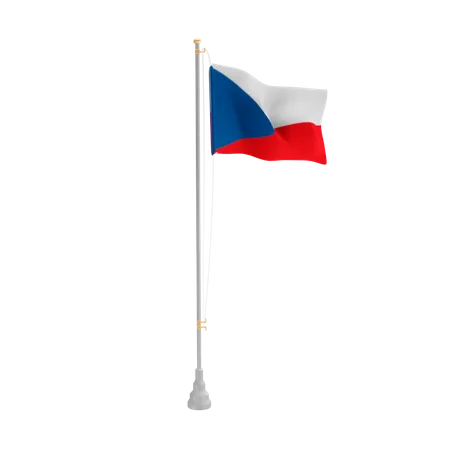 Free République tchèque  3D Flag