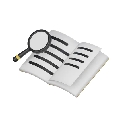 Free Researching  3D Icon