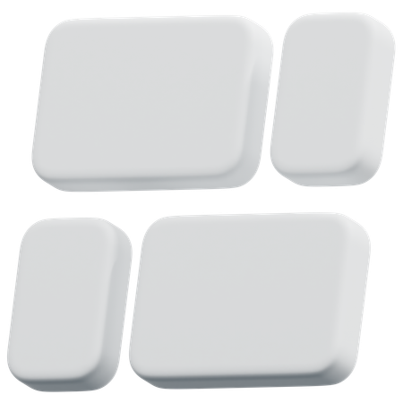 Free Responsive Card Grid  3D Icon