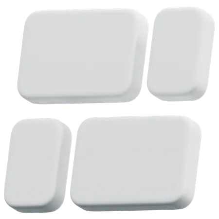 Free Responsive Card Grid  3D Icon